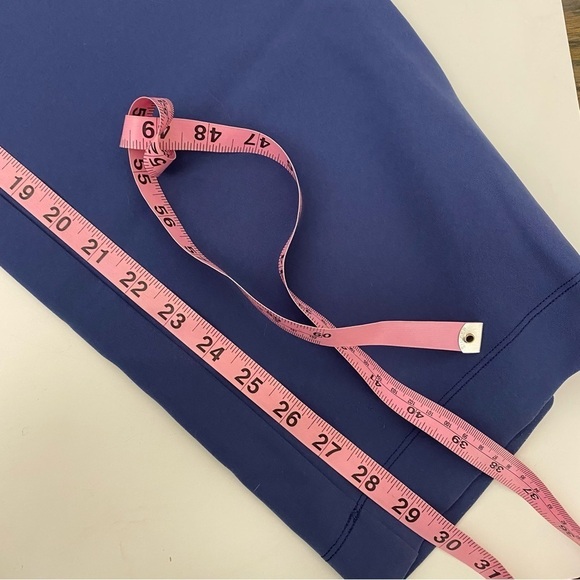 Lululemon || Noir Pant Woven Tie Waist Wide Leg Gatsby Blue 2 - Picture 10 of 10